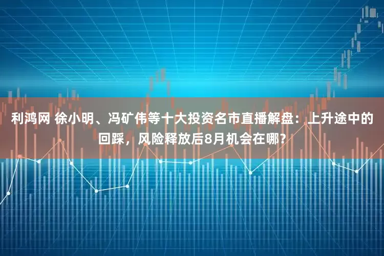 利鸿网 徐小明、冯矿伟等十大投资名市直播解盘：上升途中的回踩，风险释放后8月机会在哪？