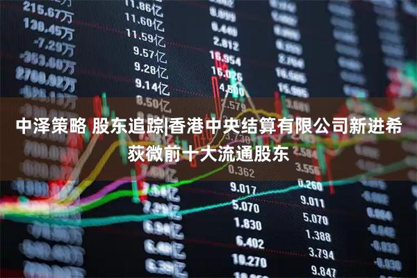 中泽策略 股东追踪|香港中央结算有限公司新进希荻微前十大流通股东