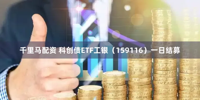千里马配资 科创债ETF工银（159116）一日结募